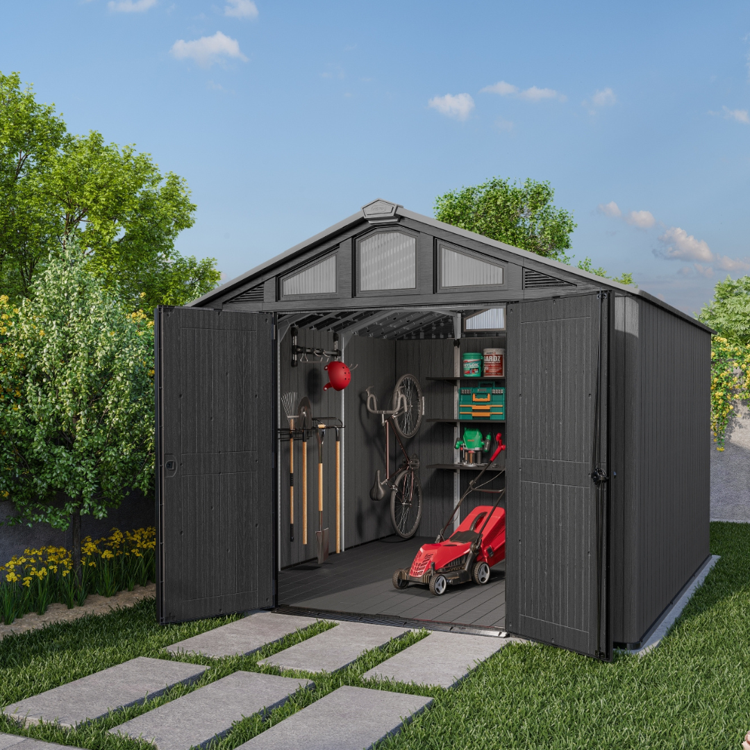Stronghold 10x11.5ft Premium Outdoor Storage Shed