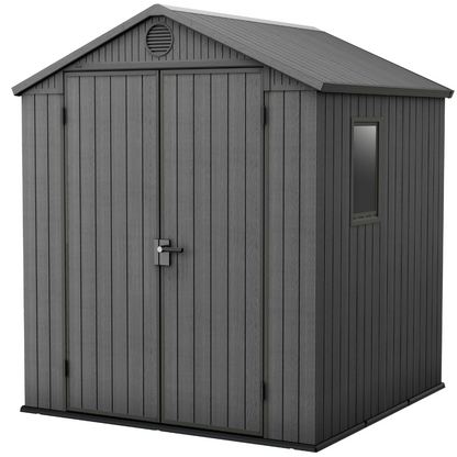 Darwin 6x6ft Deluxe Outdoor Garden Shed 