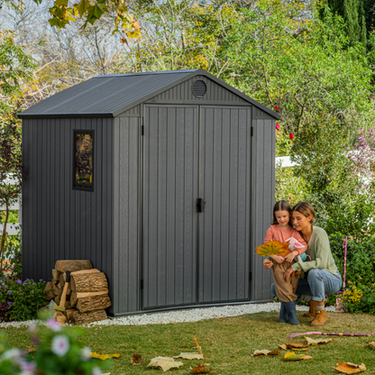 Darwin 6x6ft Deluxe Outdoor Garden Shed 