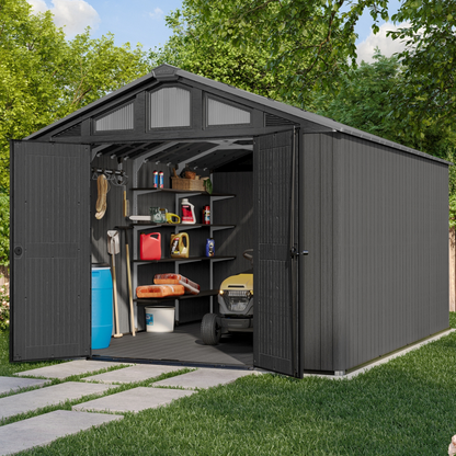 Stronghold 10x15ft Premium Outdoor Storage Shed