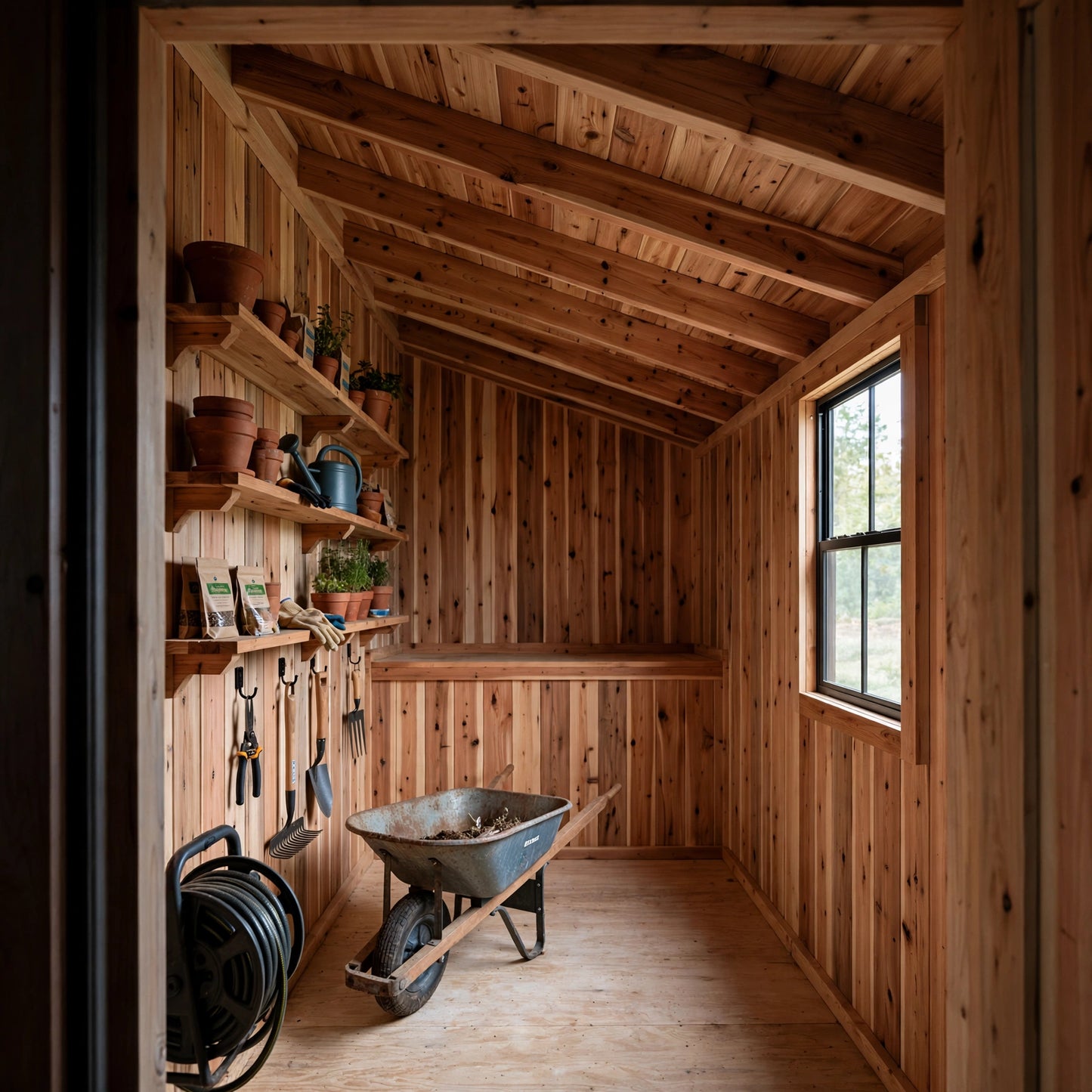 Rocanova NaturCedar 10x8 Pent Garden Shed